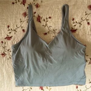 Crop top athletic bra
